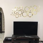 آینه دکوری آماتیس طرح حباب