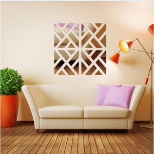 آینه دکوری آماتیس مدل شقایق