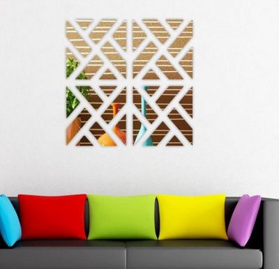 آینه دکوری آماتیس مدل شقایق