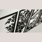 تابلو چوبی آماتیس طرح شعر بر درخت زنده بی برگی چه غم