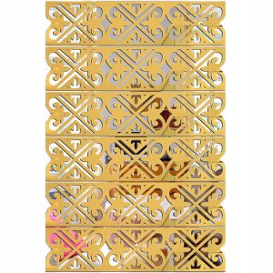 آینه دکوری آماتیس مدل دلارام بسته 6 عددی