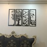 تابلو چوبی آماتیس طرح شعر بر درخت زنده بی برگی چه غم