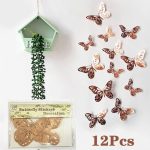 دکوری آماتیس مدل پروانه سه بعدی طرح شاپرک 12 عددی