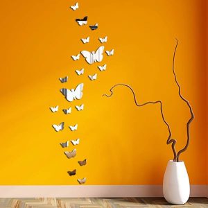 آینه دکوری آماتیس مدل پروانه بسته 25 عددی