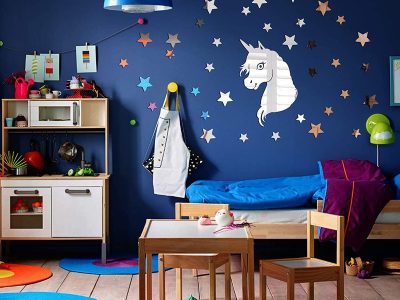 آینه آماتیس مدل اسب تک شاخ و ستاره ها