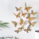 دکوری آماتیس مدل پروانه سه بعدی بسته 14 عددی