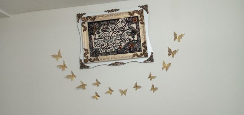پروانه سه بعدی آماتیس طرح گلها بسته 14 عددی
