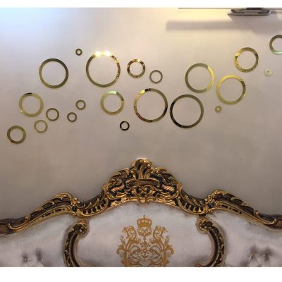 آینه دکوری آماتیس طرح حباب