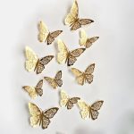 پروانه سه بعدی آماتیس مدل گل بسته 20 عددی