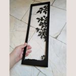 تابلو چوبی آماتیس طرح بر درخت زنده بی برگی چه غم وای بر احوال برگ بی درخت