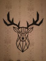 دیوارکوب آماتیس طرح سر گوزن