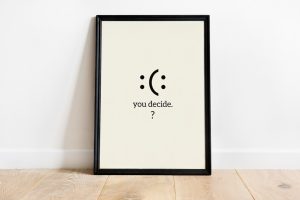 تابلو انگیزشی طرح تصمیم you decide