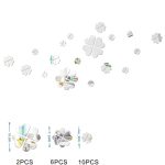 آینه آماتیس طرح قلب 80 قطعه سایز بندی قطعات رو مشخص کرده است