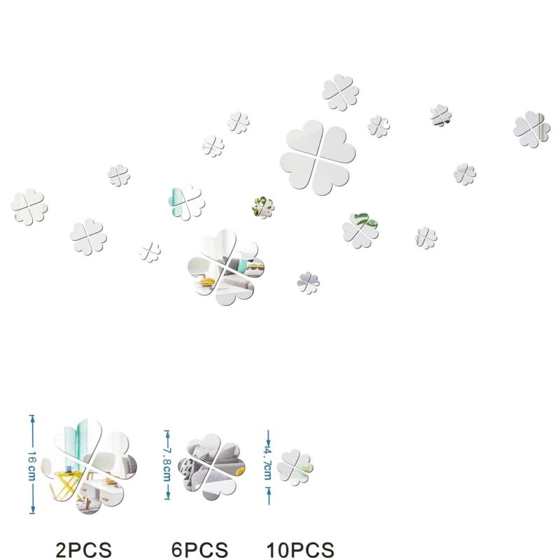 آینه آماتیس طرح قلب 80 قطعه سایز بندی قطعات رو مشخص کرده است