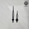 عقربه ساعت در سه رنگ طلایی و نقره ای و مشکی کد 102 - جنس مولتی رنگ مشکی و طلایی