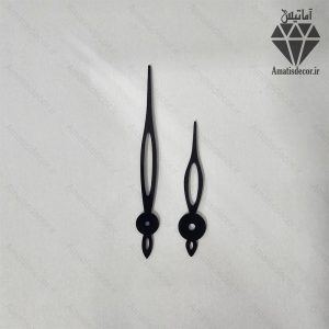 عقربه ساعت در سه رنگ طلایی و نقره ای و مشکی کد 102 - جنس مولتی رنگ مشکی و طلایی