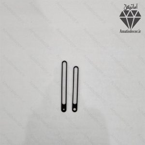 عقربه ساعت در سه رنگ طلایی و نقره ای و مشکی کد 105 - تو خالی طرح مدرن و فانتزی - رنگ طلایی و مشکی- قیمت ارزان و اقتصادی از تولیدی