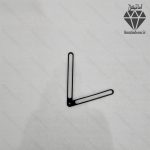 عقربه ساعت در سه رنگ طلایی و نقره ای و مشکی کد 105