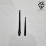 عقربه ساعت در سه رنگ طلایی و نقره ای و مشکی کد 107
