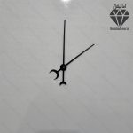 عقربه ساعت در سه رنگ طلایی و نقره ای و مشکی کد 108