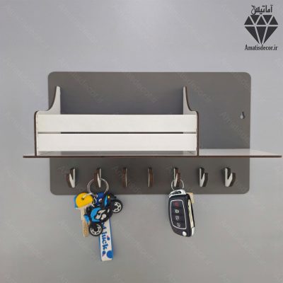 جا کلیدی دیواری باکس دار کد 107