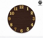 اعداد چوبی انگلیسی ساعت سری کامل کد 207 تصویر 1