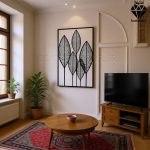 تابلو چوبی طرح نارسیس کد 1001