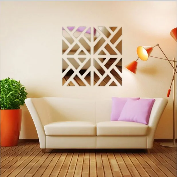 آینه دکوری آماتیس مدل شقایق