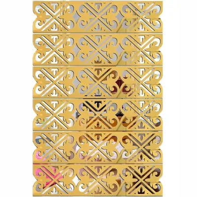 آینه دکوری آماتیس مدل دلارام بسته 6 عددی