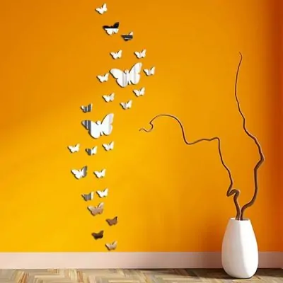 آینه دکوری آماتیس مدل پروانه بسته 25 عددی