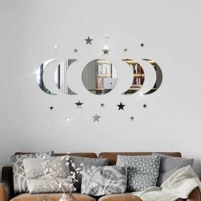 آینه دکوری آماتیس مدل طلوع ماه