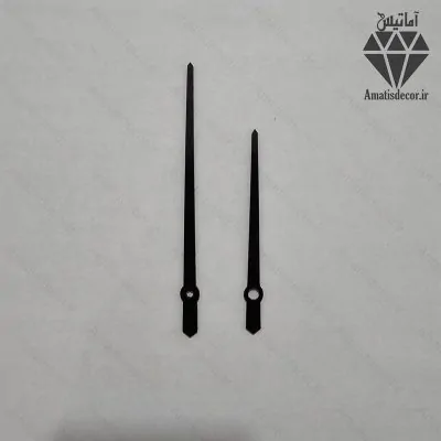 عقربه ساعت در سه رنگ طلایی و نقره ای و مشکی کد 113 - جس مولتی استایل رنگ مشکی - سایز 10 سانت